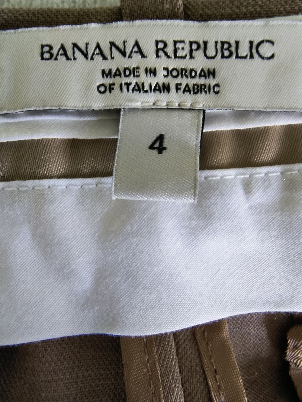 Banana Republic Siena Double Pleat Wide-Leg High-Waist Pants Sz 4 - Picture 5 of 5